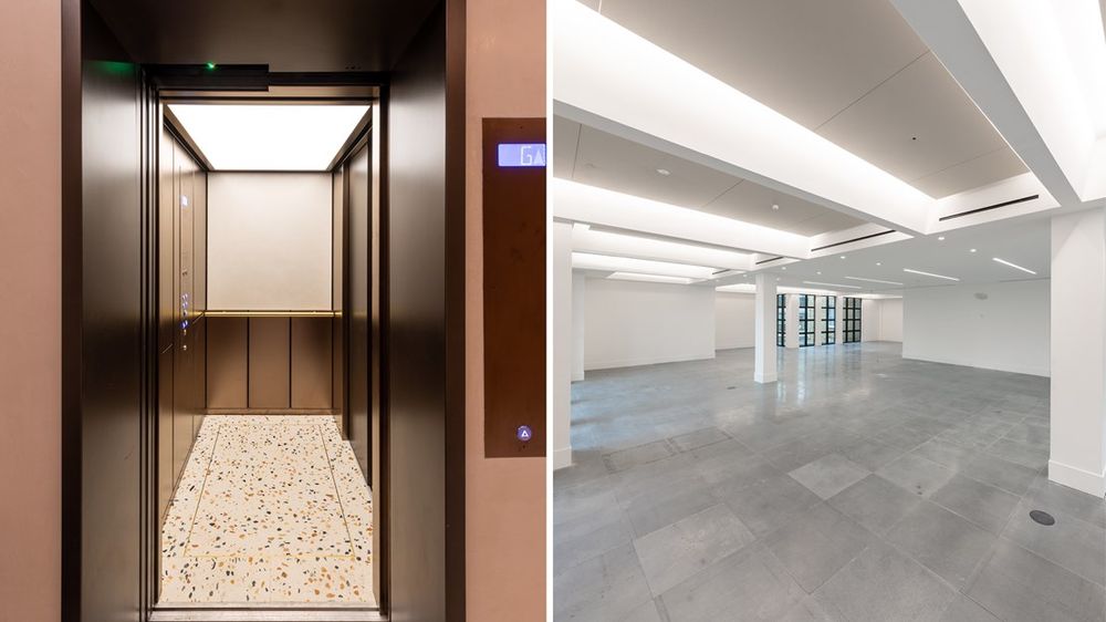 New lifts and Cat A floor at 14-16 Bruton Place